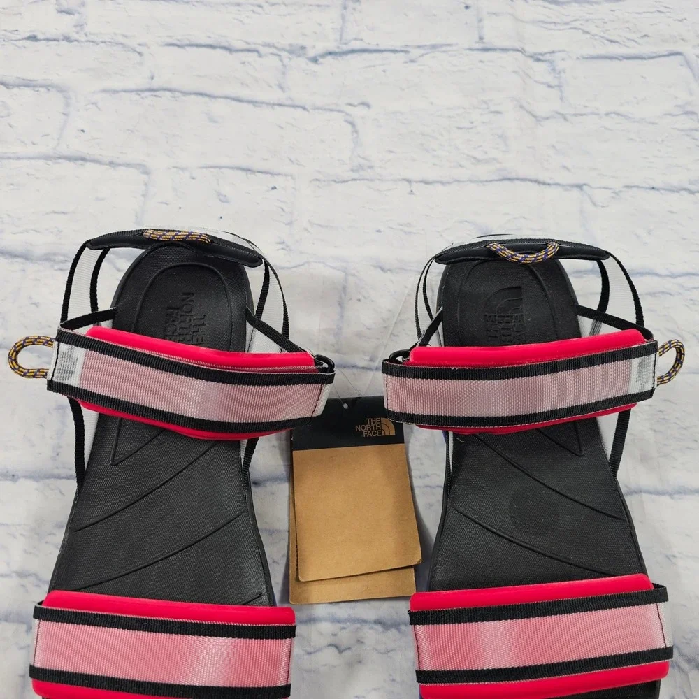 The North Face Skeena Sandals Mens 13 Pink Black Blue Strappy Hiking Gorpcore